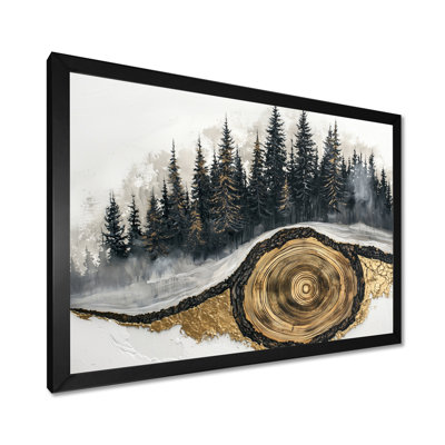 Gerrin Winter Forest Landscape In A Wood Slide - forêt, art mural grand