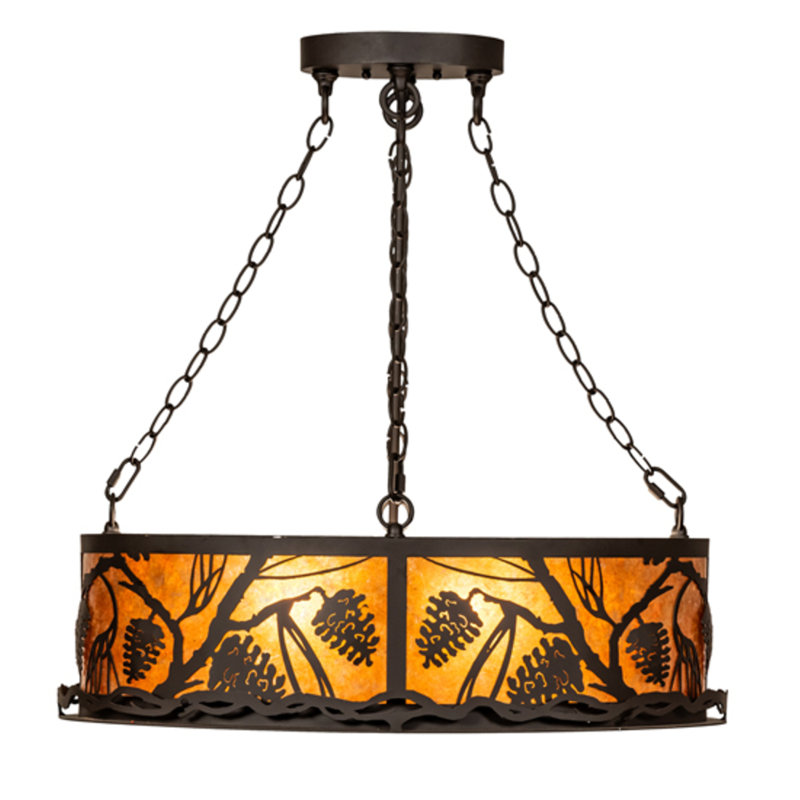 Pinecone 6 - Light Chandelier