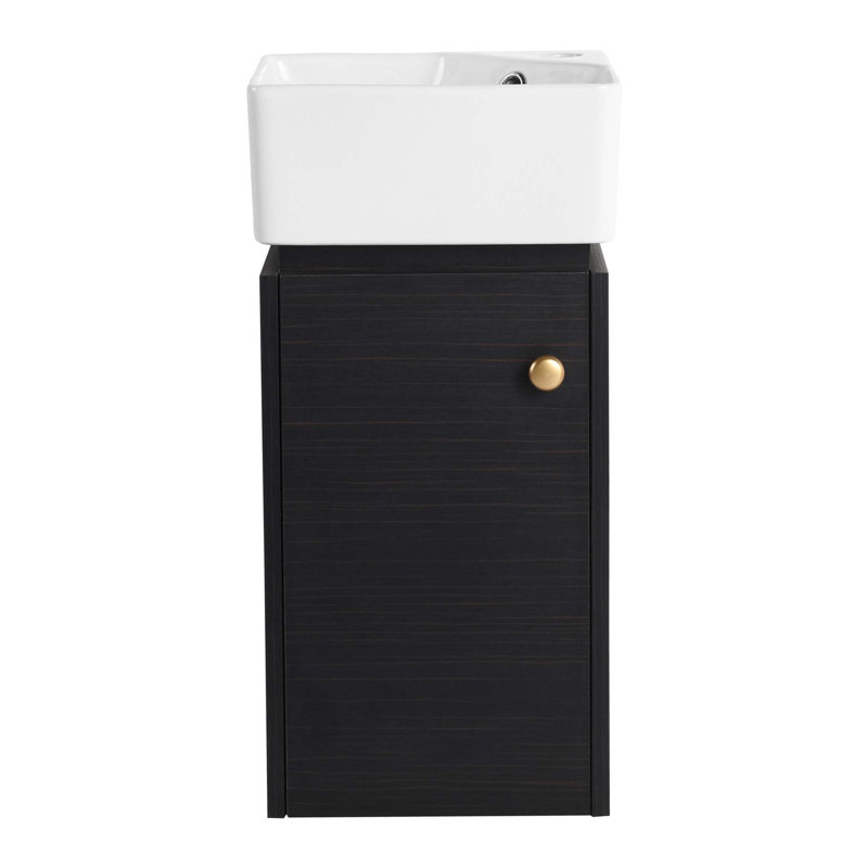 Ensemble de meuble-lavabo simple 12 po avec plateau Zacarion