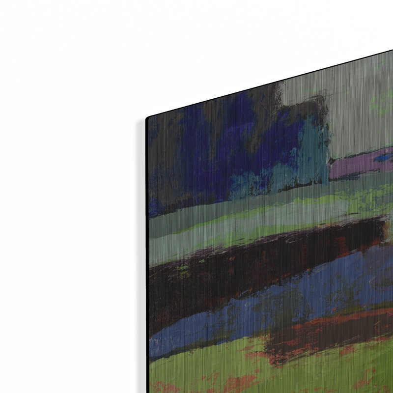 Wrought Studio ™ «From What I Know» par Jane Schmidt, art mural en métal,, H 24 po x l 24 po