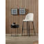 Upholstered Counter Stool with Metal Frame-97650185