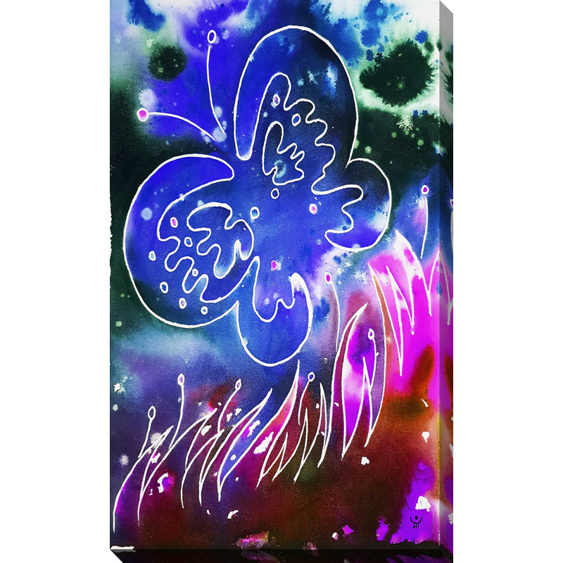Reproduction d’art sur toile Butterfly, H 30 po x l 18 po x P 1 po
