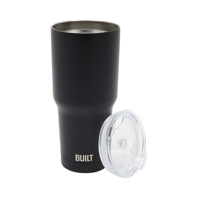 Built NY 30 oz. Double Wall Vacuum Sealed Stainless Steel Tumbler, Black