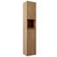 Armoire de salle de bain 12 po, portes à fermeture douce, fixation flottante, imitation chêne