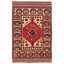 Tapis décoratif Ivoire en laine noué à la main de conception unique 4 pi x 6 pi Braynard New Age