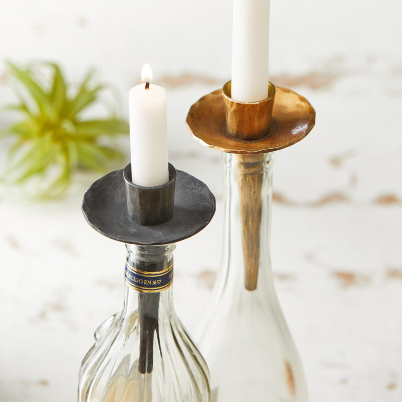 Bottle Stopper Taper Holder Black