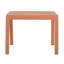 Ensemble de chaises d'appoint modernes 2 pièces avec table basse - ensemble de canapé à structure en acier et en polypropylène abricot, sièges rembourrés pour le salon, le salon et le balcon (2 chaises + 1 table)-150007569