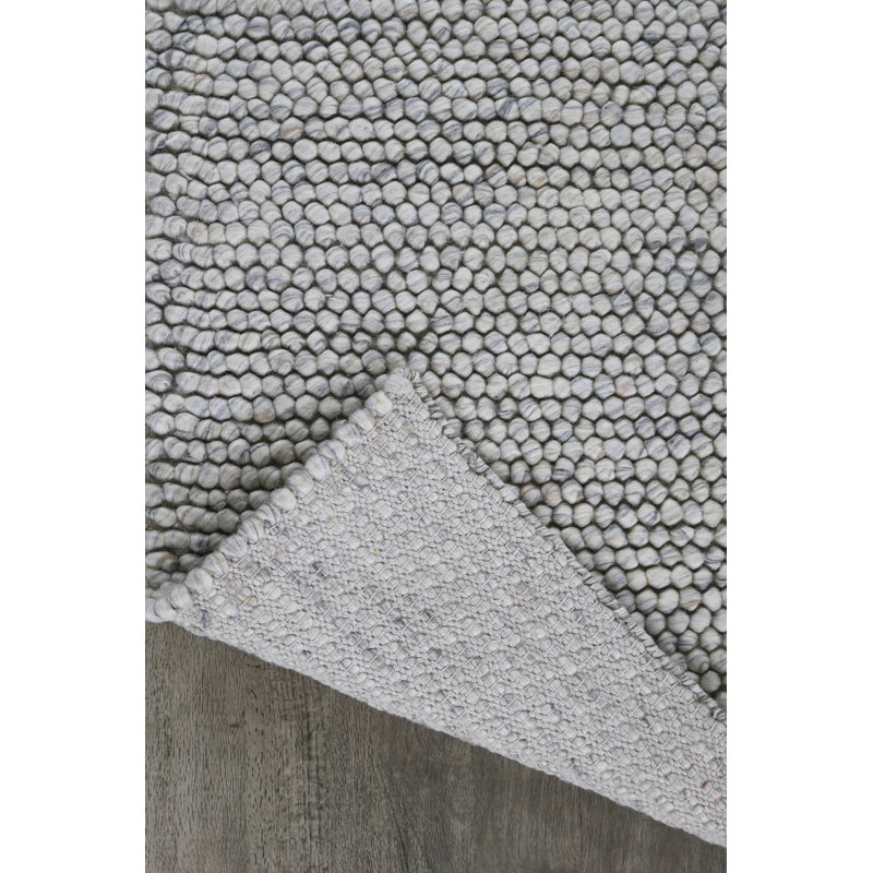 Lariya Solid Colour Hand Woven Area Rug, Rectangle 140 x 200cm