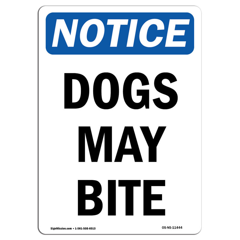 «Dogs May Bite», H 18 po x l 24 po x P 0,1 po