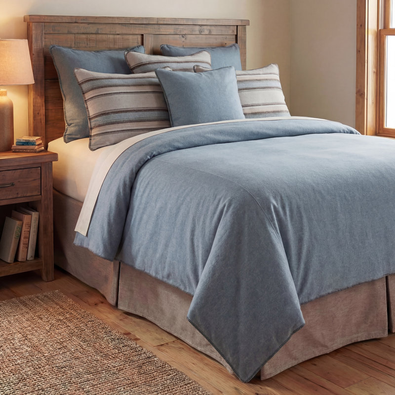 Couvre-lit Wooded River Dakota Stanton - super grand - 96 x 98, Ensemble de courtepointe grand