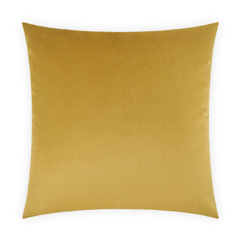 Belvedere Pillow Cover & Insert, Curry, Square 22"