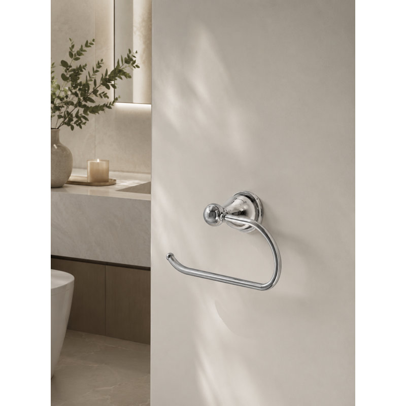 Porte-papier hygiénique mural, Chrome