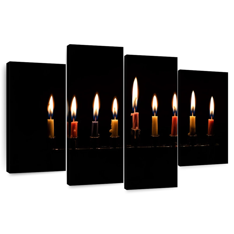 Bougies de la menorah juive Adella