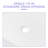 Orren Ellis 16'' White Ceramic Rectangular Bathroom Sink with Overflow
