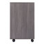 Comacho 5-drawer Mobile Cabinet, Charcoal