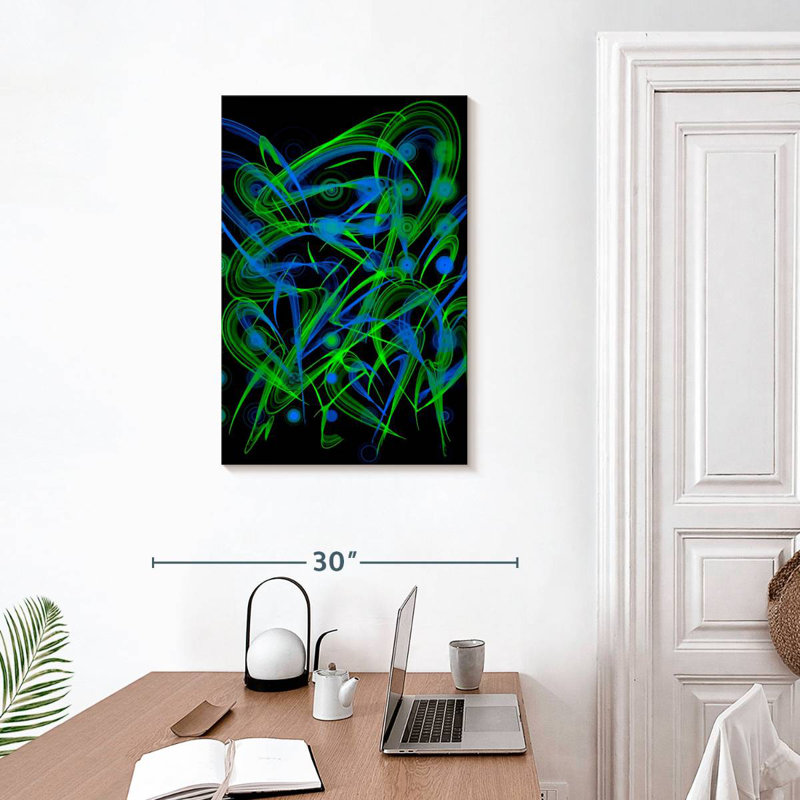 Avery Neon Peacocks, 30" H x 20" W