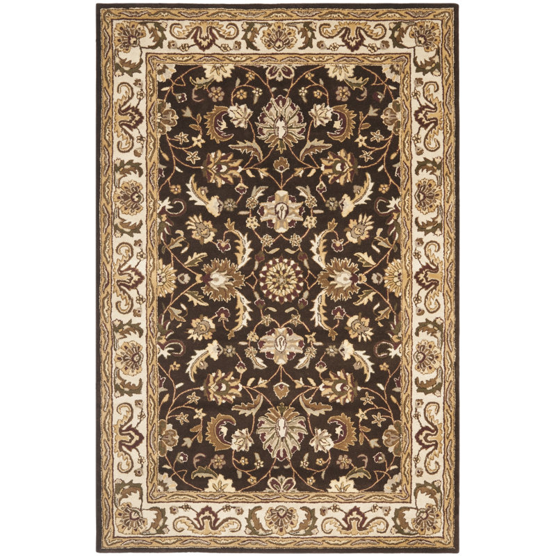 Tapis oriental en laine touffeté à la main Colliers, Rectangle 6 pi x 9 pi