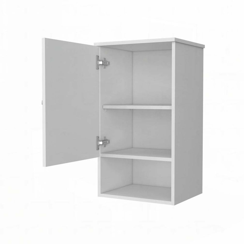 Pharmacie avec une porte, Blanc, H 28,6 po x l 16,2 po x P 13,9 po