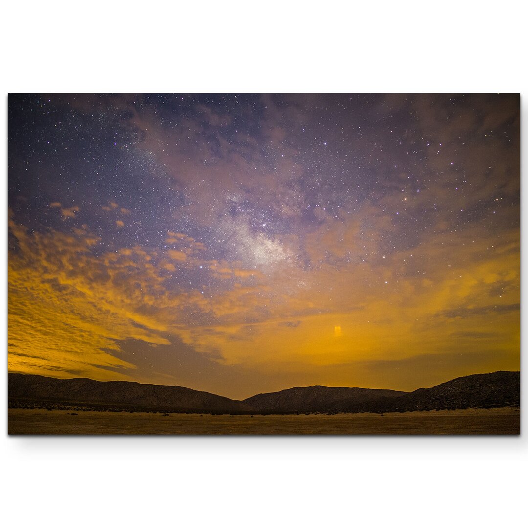 Leinwandbild Milchstraße zwischen den Wolken