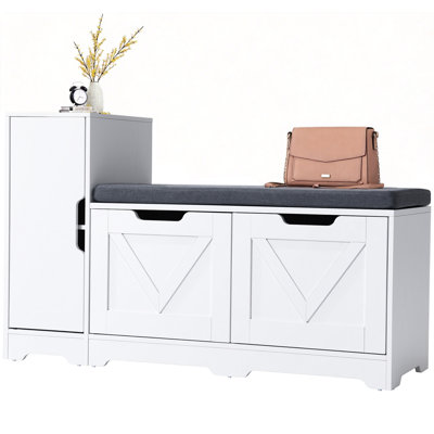 8 Pair Shoe Storage Bench
