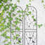 Ensemble de 4 treillis de jardin en métal 86,7 "x 19,7" antirouille pour plantes grimpantes déco libellule