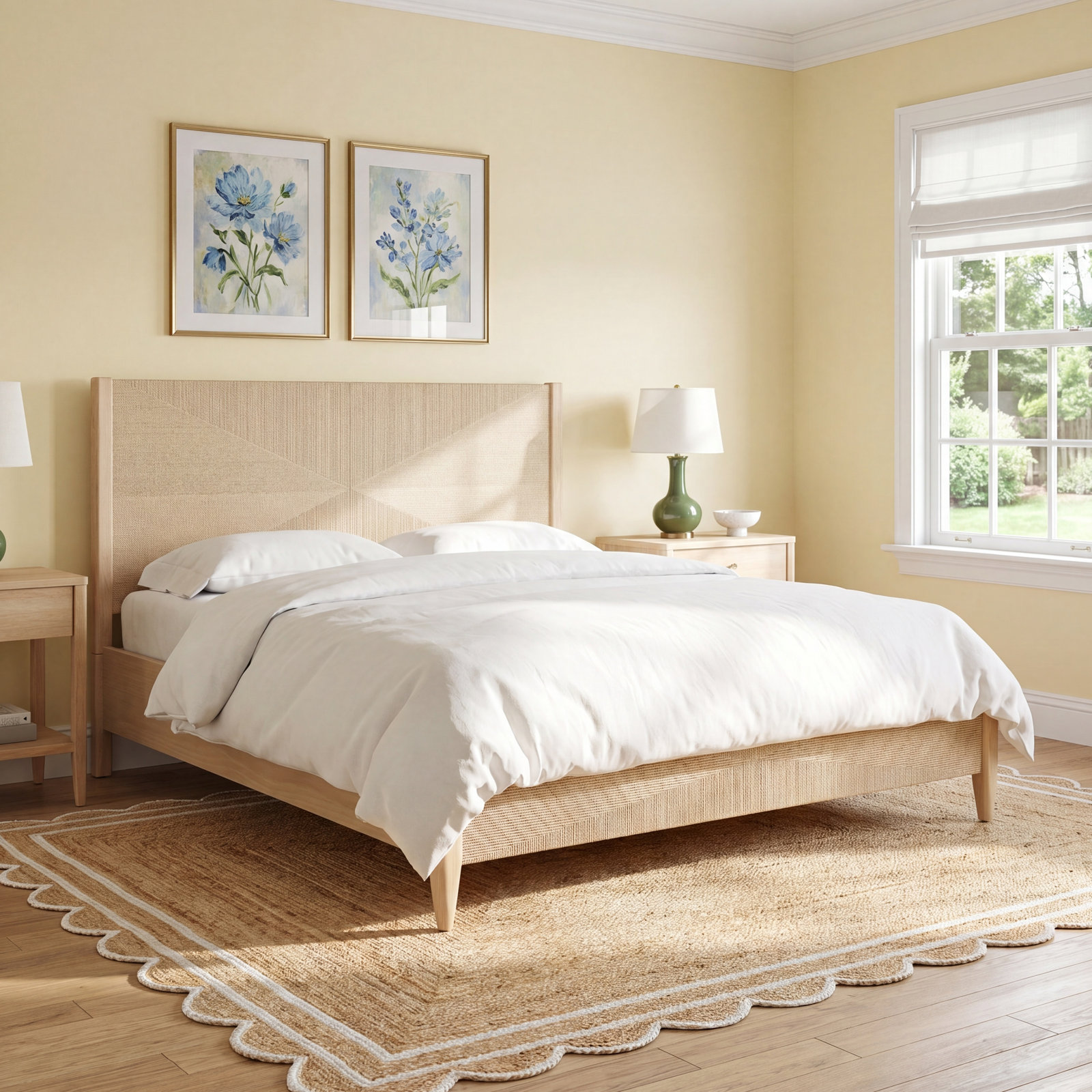 Effie Wicker Bed, King