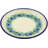 Blue Bell Wreath Polish Pottery 8" Plate