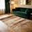 Beige Abstract Stripe carpet-easy to clean, machine-washable, soft and comfortable; suitable for door mats, kitchens, living rooms, bedrooms, corridors, and laundry areas. Easy to clean, durable carpet for home decoration.-1296543036