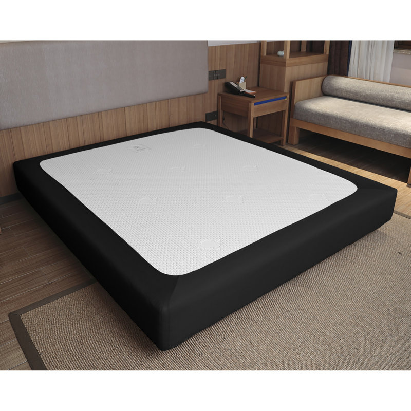 Wrap Around Box Spring Cover, Twin/Twin XL, Black