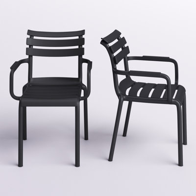Aragons Stacking Patio Dining Armchair