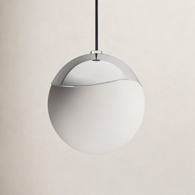 Taza Single Light Glass Dimmable Pendant