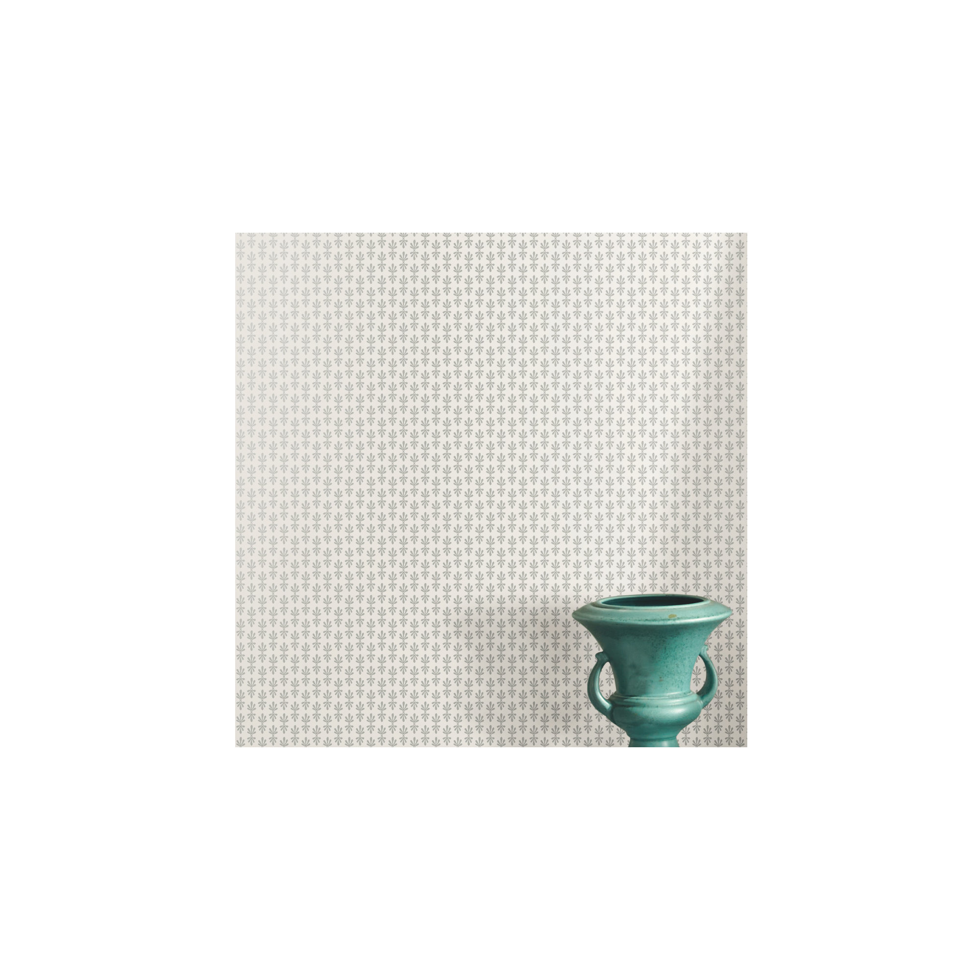 Petal 27" L x 27" W Smooth Wallpaper Roll, White
