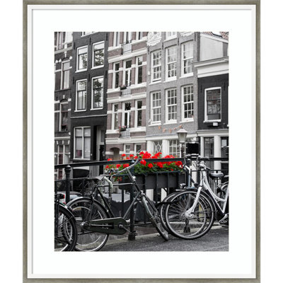 Carnegie White Picture Frame with Mat