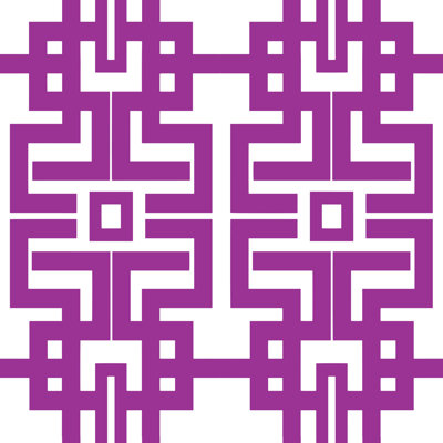 The Blush Label Aztec 10' L x 24" W Wallpaper Roll