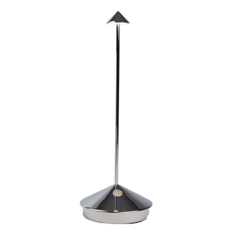 Pina Pro Table Lamp, Glossy Chrome