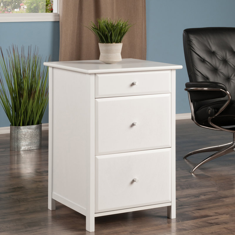 Cailen 20.87'' Wide 3 -Drawer File Cabinet, White
