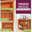 Abbey 80 cm H x 100 cm W Solid Wood Standard Bookcase
