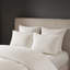 Ensemble de housse de couette pour lit double / grand en mélange de coton blanc N Natori Hanae 3 pièces-1143729526-1143729527
