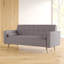 Fansler 195Cm Square Arm Sofa Bed