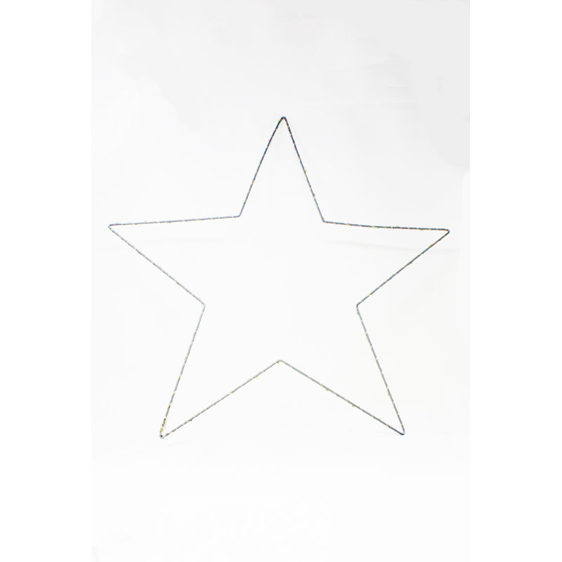 Guirlande lumineuse 50 lumières, H 12 po x l 12 po x P 2 po