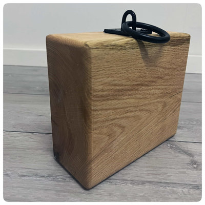 Kiah Wood Weighted Floor Stop
