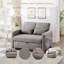 Linen Sofa-836518495