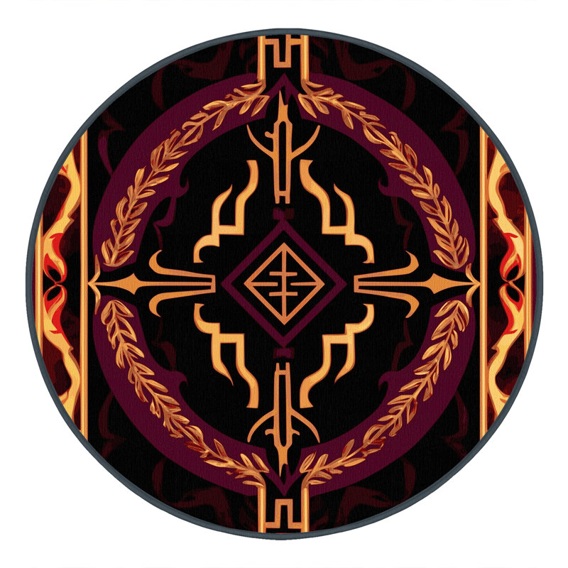 Renaissance Glow Rug, Round 6'