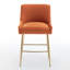 Tabouret de comptoir touffeté en velours-653738954