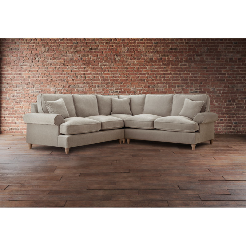 Longfellow Corner Sofa, Symmetrical, Putty