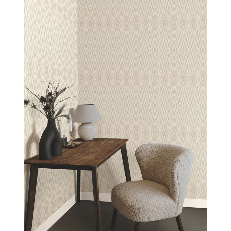Diamond Marquise Wallpaper Roll, Lavender