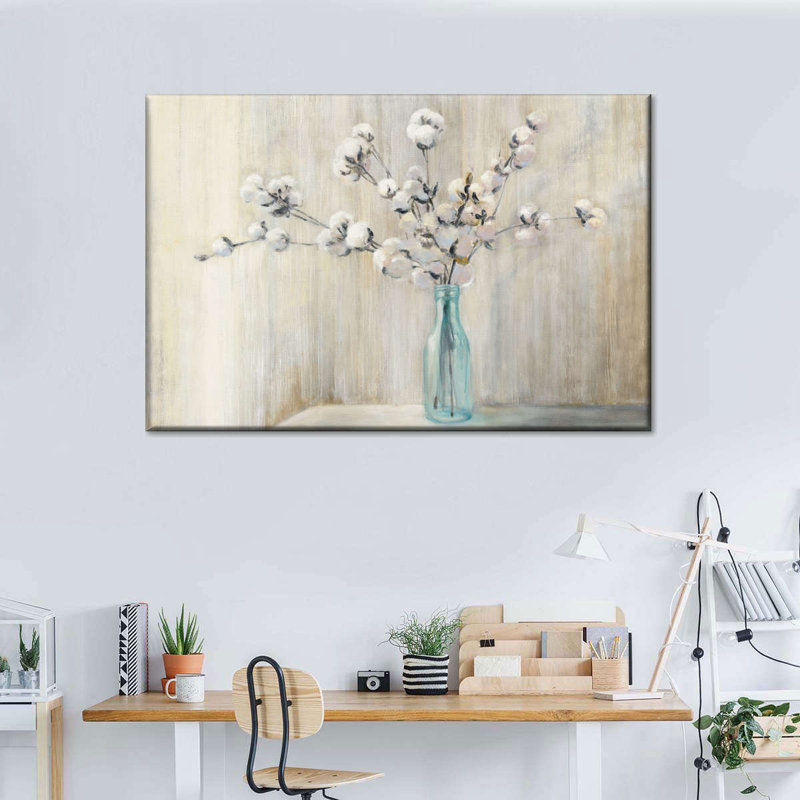Impression sur toile de coton, H 20 po x l 30 po x P 1,25 po