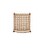 Ensemble repas 5 pièces en bois d'acacia avec osier Hapeville-125587100