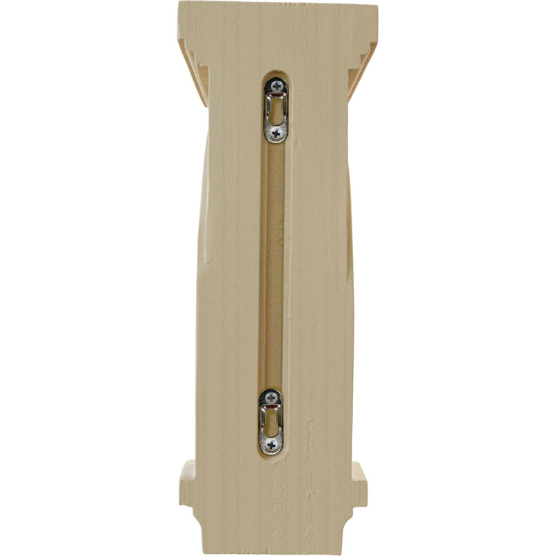 Corbeau à volutes l 4 1/2 po x P 5 5/8 po x H 12 po, bois d'hévéa (paquet de 2), Hévéa