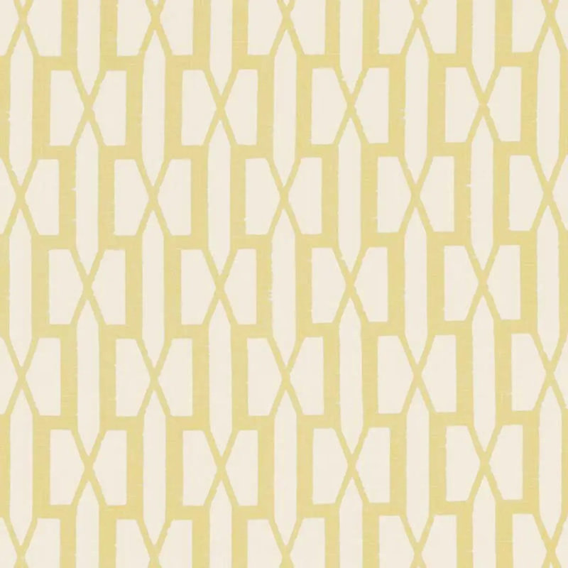 Schumacher x Veere Grenney Belvedere Fabric, Straw